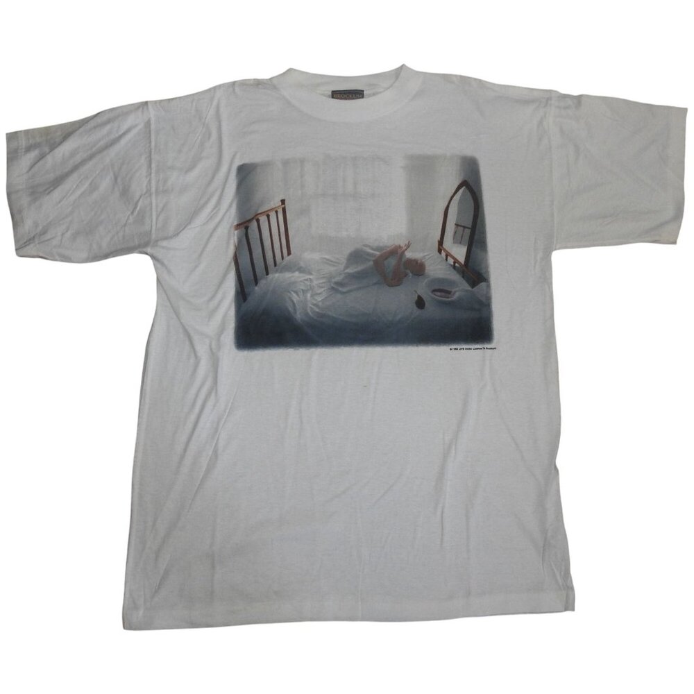 NWOT Vintage 1995 +LIVE+ Lightening Crashes Brockum Single Stitch T-Shirt XL